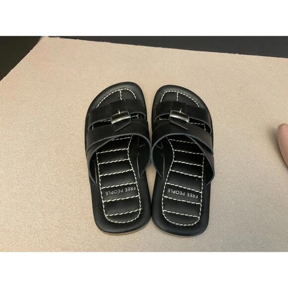 Womens Free People Sloan Black Buckle Sandals. Size 6. Nice Sandals!!! - Picture 4 of 6